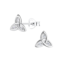 Wholesale Sterling Silver Celtic Ear Studs - JD16366