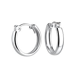 Wholesale 16mm Sterling Silver Ear Hoops - JD16101