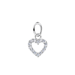 Wholesale Sterling Silver Heart Pendant - JD10644