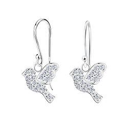 Wholesale Sterling Silver Bird Earrings - JD17023