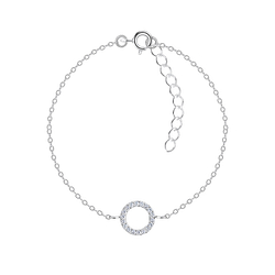 Wholesale Sterling Silver Circle Bracelet - JD17019