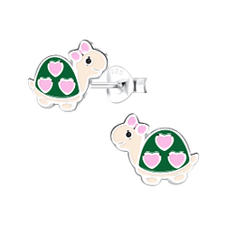 Wholesale Sterling Silver Turtle Ear Studs - JD16883