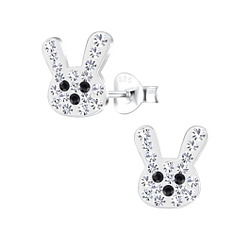 Wholesale Sterling Silver Rabbit Ear Studs - JD17175