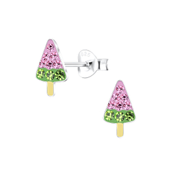 Wholesale Sterling Silver Ice Cream Ear Studs - JD17184