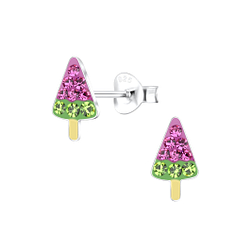 Wholesale Sterling Silver Ice Cream Ear Studs - JD17185
