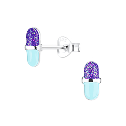 Wholesale Sterling Silver Microphone Ear Studs - JD17139