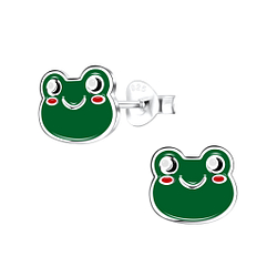 Wholesale Sterling Silver Frog Ear Studs - JD17227