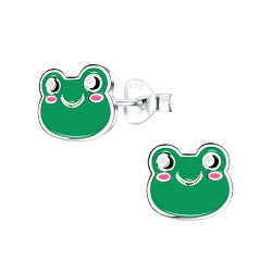 Wholesale Sterling Silver Frog Ear Studs - JD17228