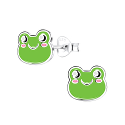 Wholesale Sterling Silver Frog Ear Studs - JD17229