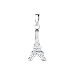 Wholesale Sterling Silver Eiffel Tower Pendant - JD17341
