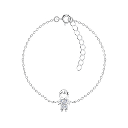Wholesale Sterling Silver Boy Bracelet - JD17321
