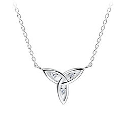 Wholesale Sterling Silver Celtic Necklace - JD17386