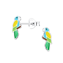 Wholesale Sterling Silver Parrot Ear Studs - JD17472