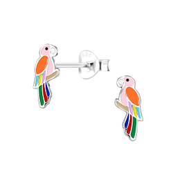 Wholesale Sterling Silver Parrot Ear Studs - JD17473