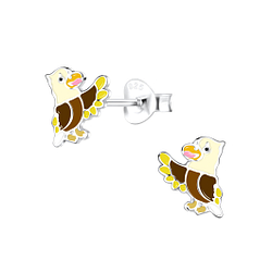 Wholesale Sterling Silver Eagle Ear Studs - JD17478