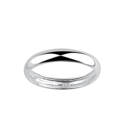 Wholesale 3.5mm Sterling Silver Band Ring - JD17560 Wholesale 3.5mm Sterling Silver Band Ring - JD17560
