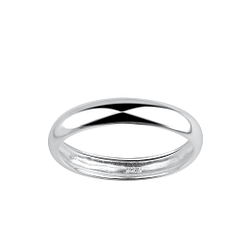 Wholesale 3.5mm Sterling Silver Band Ring - JD17560