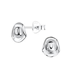 Wholesale Sterling Silver Hat Ear Studs - JD17980