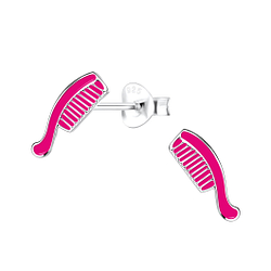 Wholesale Sterling Silver Comb Ear Studs - JD18001