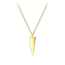 Wholesale Sterling Silver Triangle Necklace - JD18016