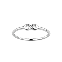 Wholesale Sterling Silver Infinity Ring - JD17977
