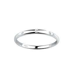 Wholesale Sterling Silver Band Ring - JD17978
