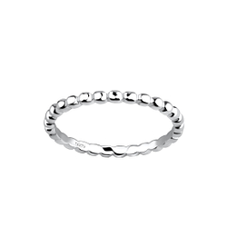Wholesale Sterling Silver Pattern Ring - JD18003 Wholesale Sterling Silver Pattern Ring - JD18003