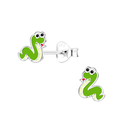 Wholesale Sterling Silver Snake Ear Studs - JD18050