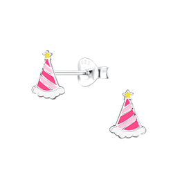 Wholesale Sterling Silver Party Hat Ear Studs - JD18323
