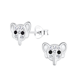 Wholesale Sterling Silver Elephant Ear Studs - JD18039