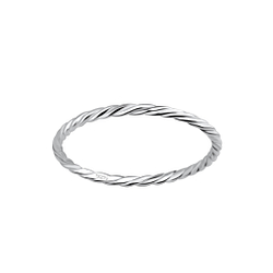 Wholesale Silver Twisted Ring