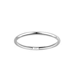 Wholesale 1.5mm Band Sterling Silver Ring - JD18029