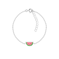 Wholesale Sterling Silver Watermelon Bracelet - JD18725