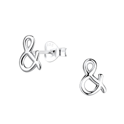 Wholesale Sterling Silver Letter & Ear Studs - JD18613