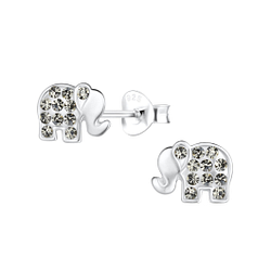 Wholesale Sterling Silver Elephant Ear Studs - JD18022