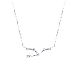 Wholesale Sterling Silver Taurus Constellation Necklace - JD7951