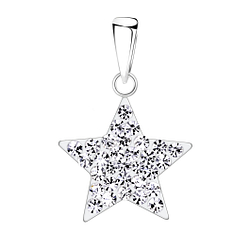 Wholesale Sterling Silver Star Pendant - JD2162