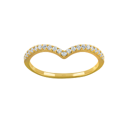 Wholesale Sterling Silver Chevron Ring - JD3931