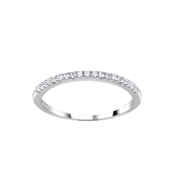Wholesale Sterling Silver Eternity Ring - JD3725