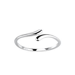 Wholesale Sterling Silver Opened Ring - JD18755 Wholesale Sterling Silver Opened Ring - JD18755