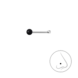 Wholesale 2mm Sterling Silver Ball Nose Stud With Ball  - JD18489