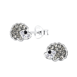 Wholesale Sterling Silver Hedgehog Ear Studs - JD19369