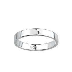 Wholesale 3.3mm Band Sterling Silver Ring - JD18547