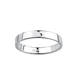 Wholesale 3.3mm Band Sterling Silver Ring - JD18547 Wholesale 3.3mm Band Sterling Silver Ring - JD18547