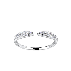 Wholesale Sterling Silver Opened Ring - JD18762