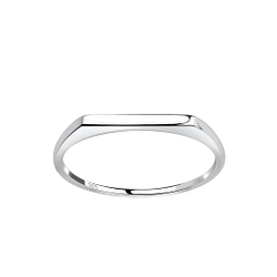 Wholesale Sterling Silver Bar Ring - JD18408