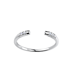 Wholesale Sterling Silver Opened Ring - JD19439