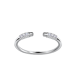 Wholesale Sterling Silver Opened Ring - JD19483