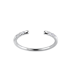 Wholesale Sterling Silver Opened Ring - JD18093