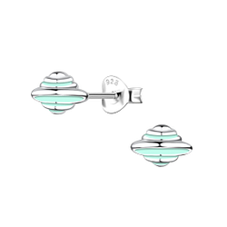 Wholesale Sterling Silver UFO Ear Studs - JD19685